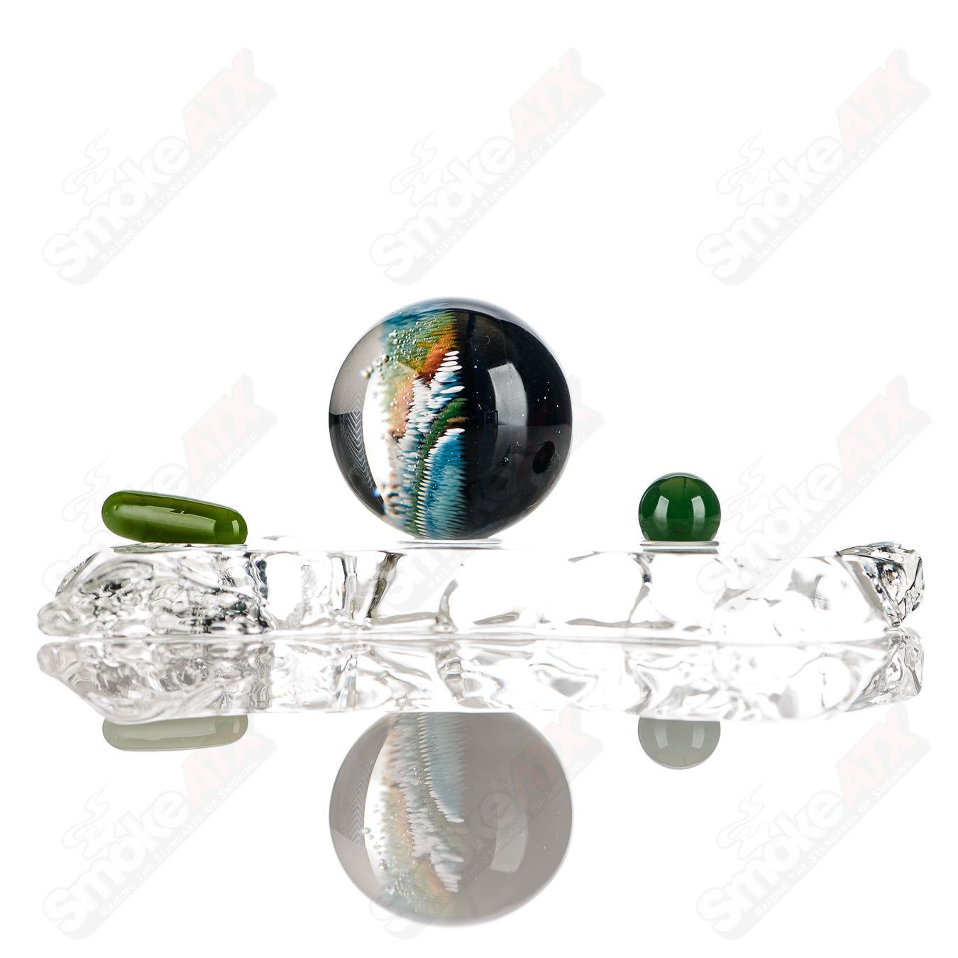 #1 Mountain Slurper Marble JH Glassworks - Smoke ATX