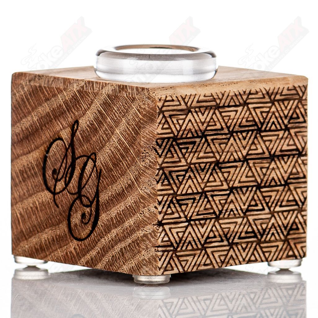 Red Oak 1-Hole Slide Stand (Triple triangle w/SG monogram) Sovereignty - Smoke ATX