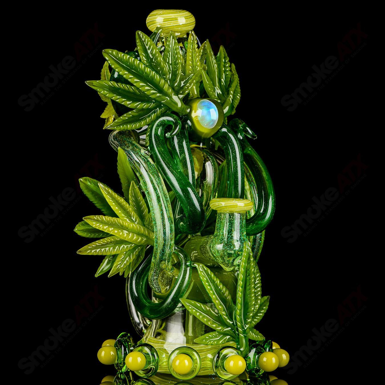 Lace Face Ganja Goddess Recycler - Smoke ATX