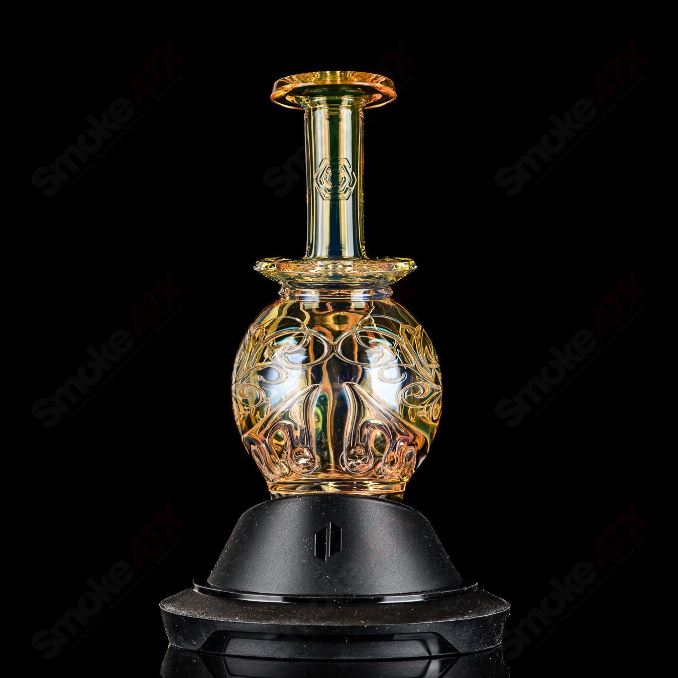 Fumed Orb (No.1 w/ COA) Peak Pro Top Avant Garde Glass - Smoke ATX