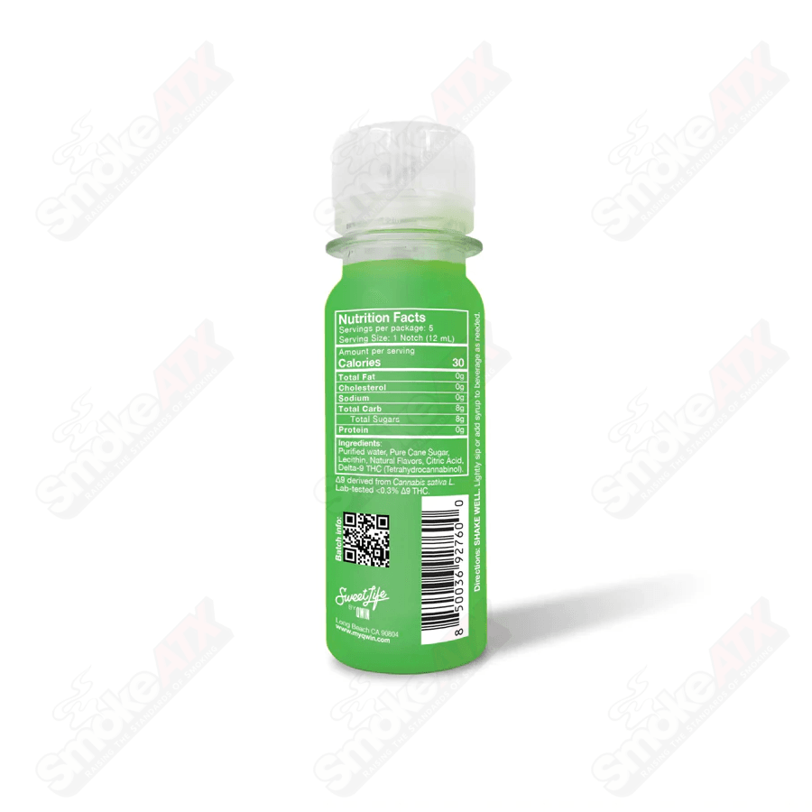 2oz 200mg Strawmango D9 Syrup Sweet Life by Qwin - Smoke ATX