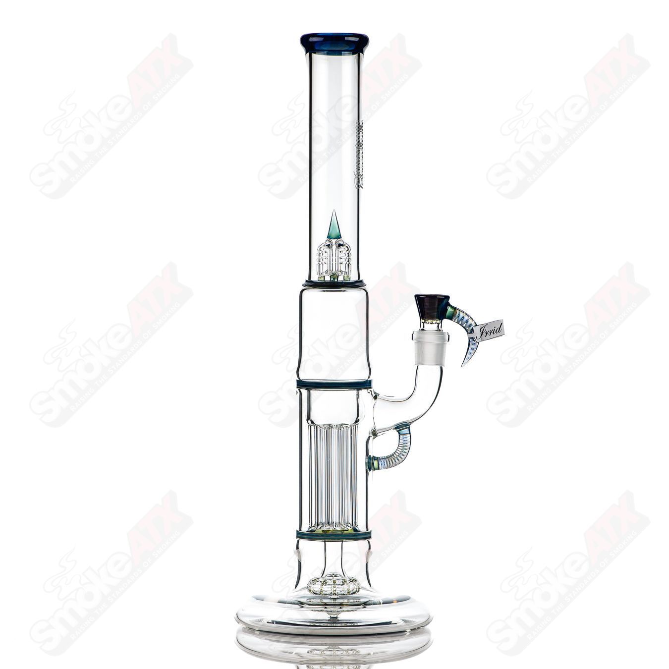 Pillar Straight Neck Hollow Foot Full Accent w/ Accented Seals (Irrid) Size Sovereignty - Smoke ATX