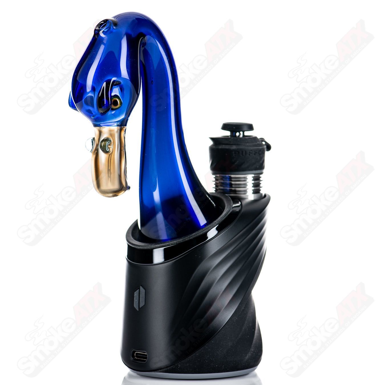 Flamingo Puffco Dry Top Burtoni Glass #4 - Smoke ATX