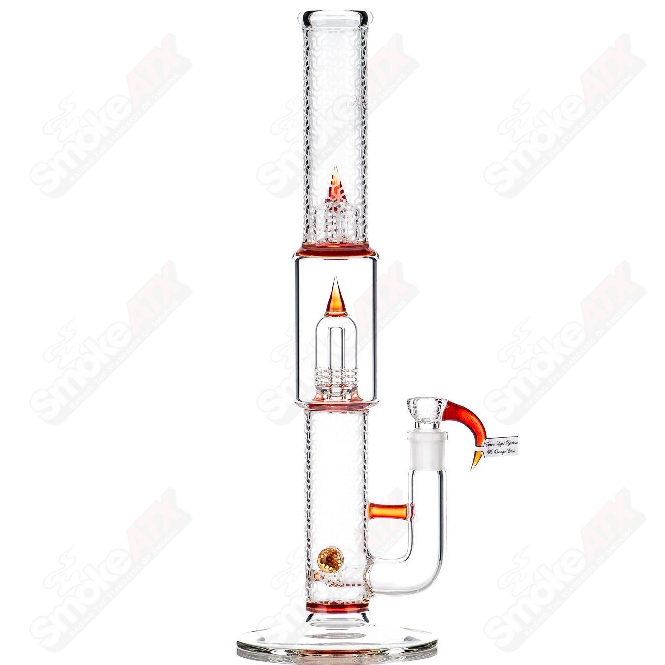 50mm Grid Dome 3Cut 360 Stemline Partial Accents Millie + Pattern Blasted Sovereignty - Smoke ATX