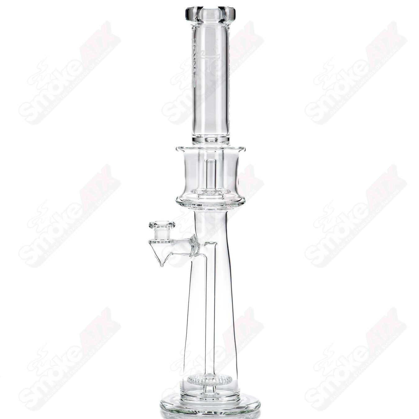 Dual Perc Tube by Mad Rob - Smoke ATX