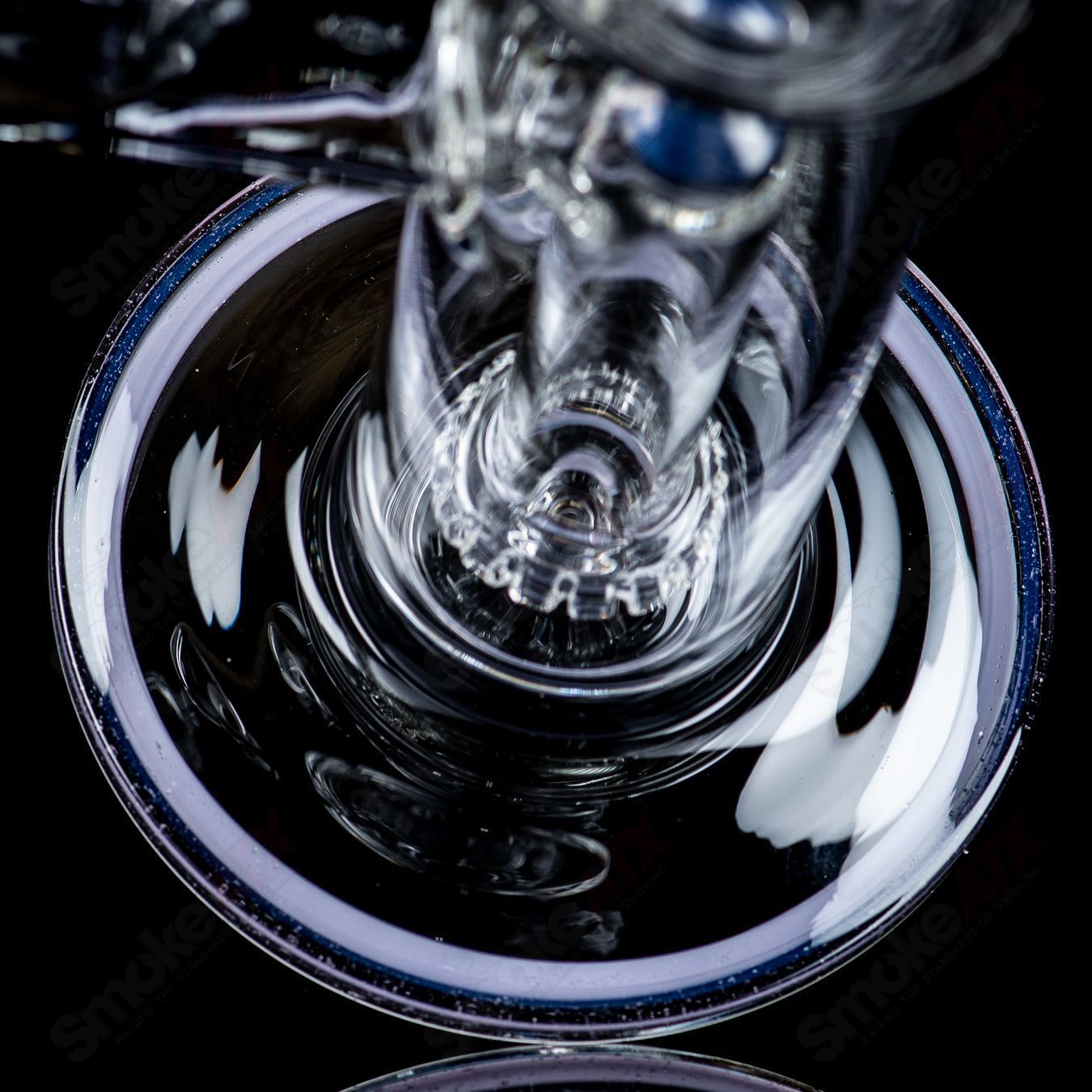 #1 18mm Full Size Circ to Circ w/ Color Cap (CFL) by Toro Glass - Smoke ATX