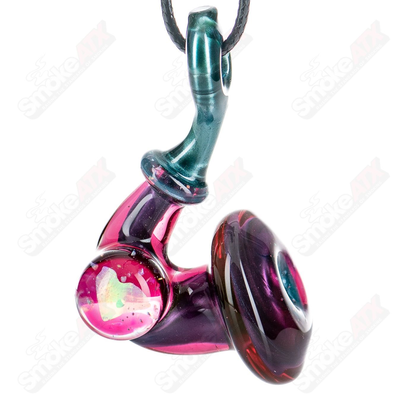 #3 Sherlock Pendant w/ Heart Opal JMass - Smoke ATX