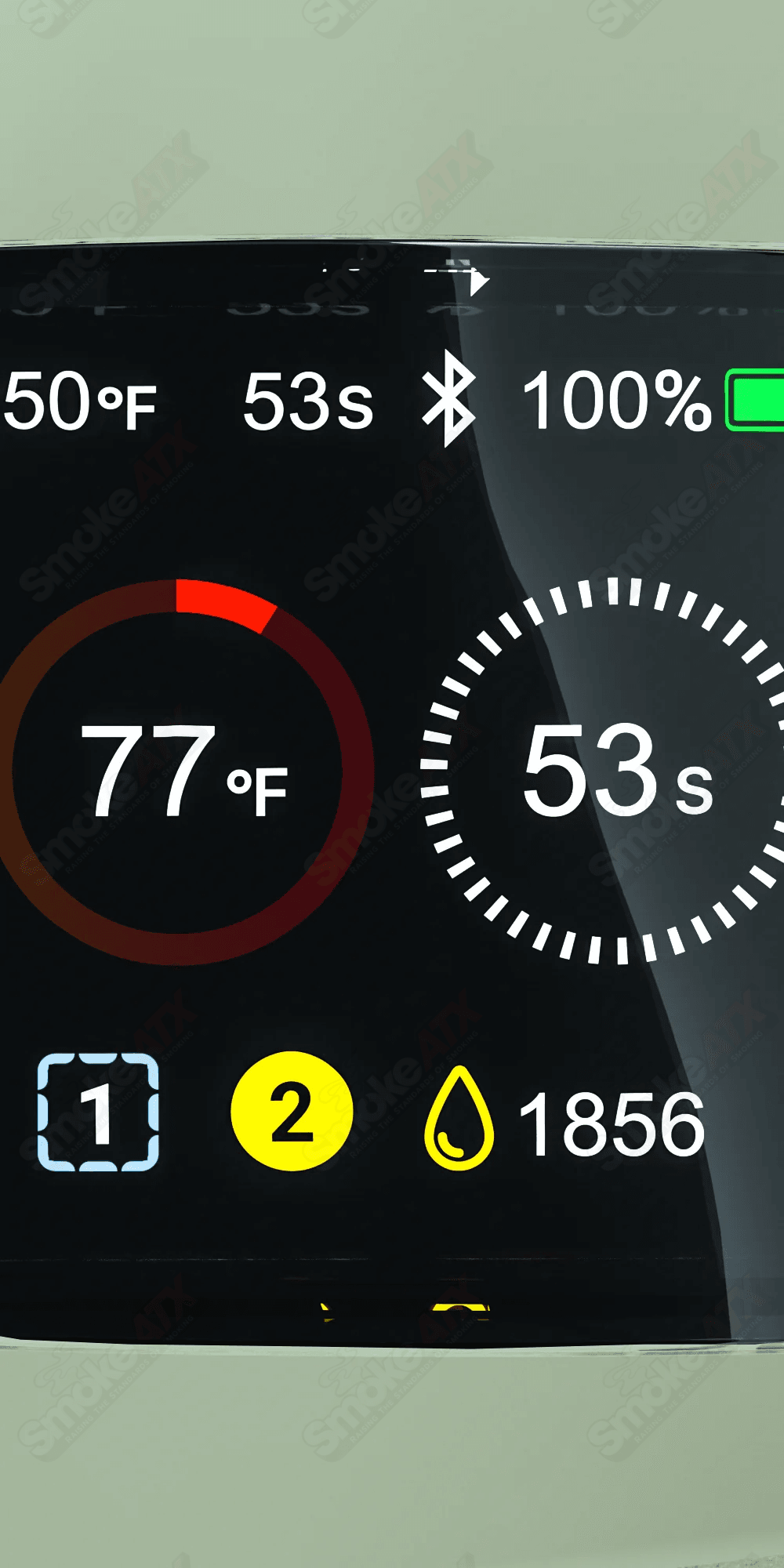 Mint Green CARTA 2 Portable Electric Dab Rig Focus V - Smoke ATX