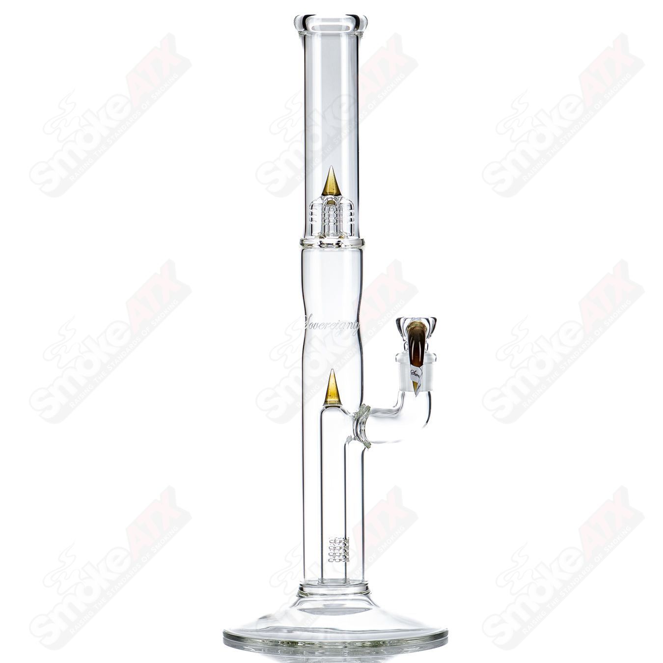 Bishop Fixed 180 w/ Minor Accent & body reduction Sovereignty Glass - Smoke ATX