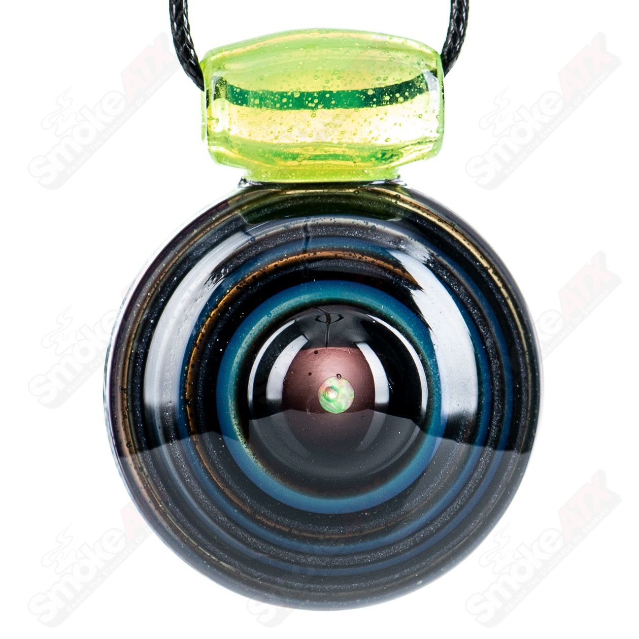 #3 Opal Encalmo Pendant by Doug Zolbert Glass - Smoke ATX