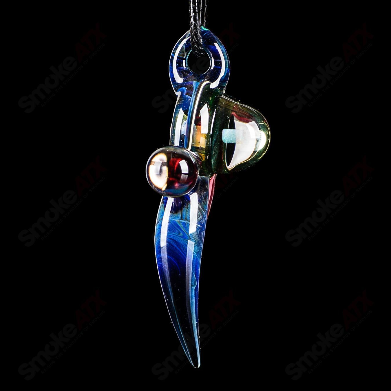 #5 Amulet Pendant Dosh Glass - Smoke ATX