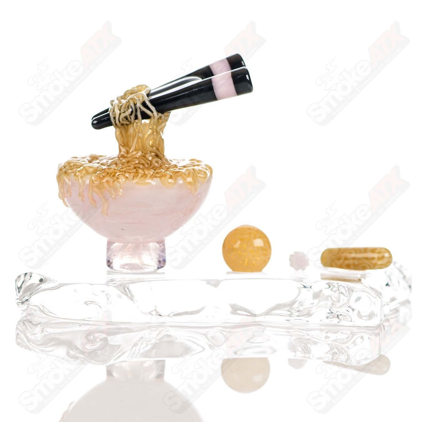 #5 Noodle Slurper Set Dojo Glass - Smoke ATX