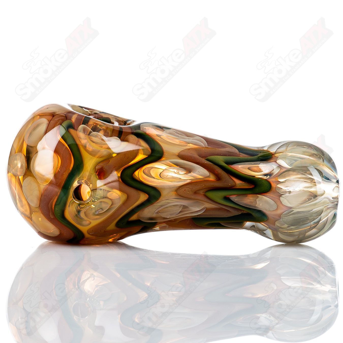 #2 Gold & Silver Fume I/O Spoon by Shane Smith - Smoke ATX