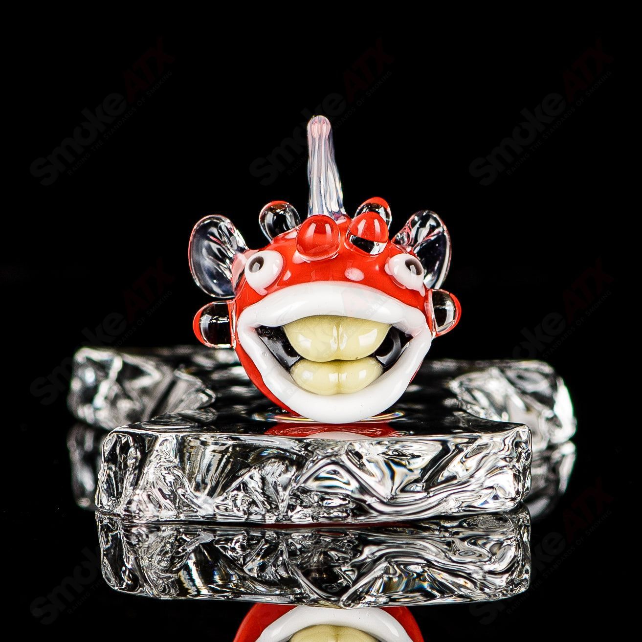 #2 Puffer Slurper Marble Chadd Lacy Glass - Smoke ATX