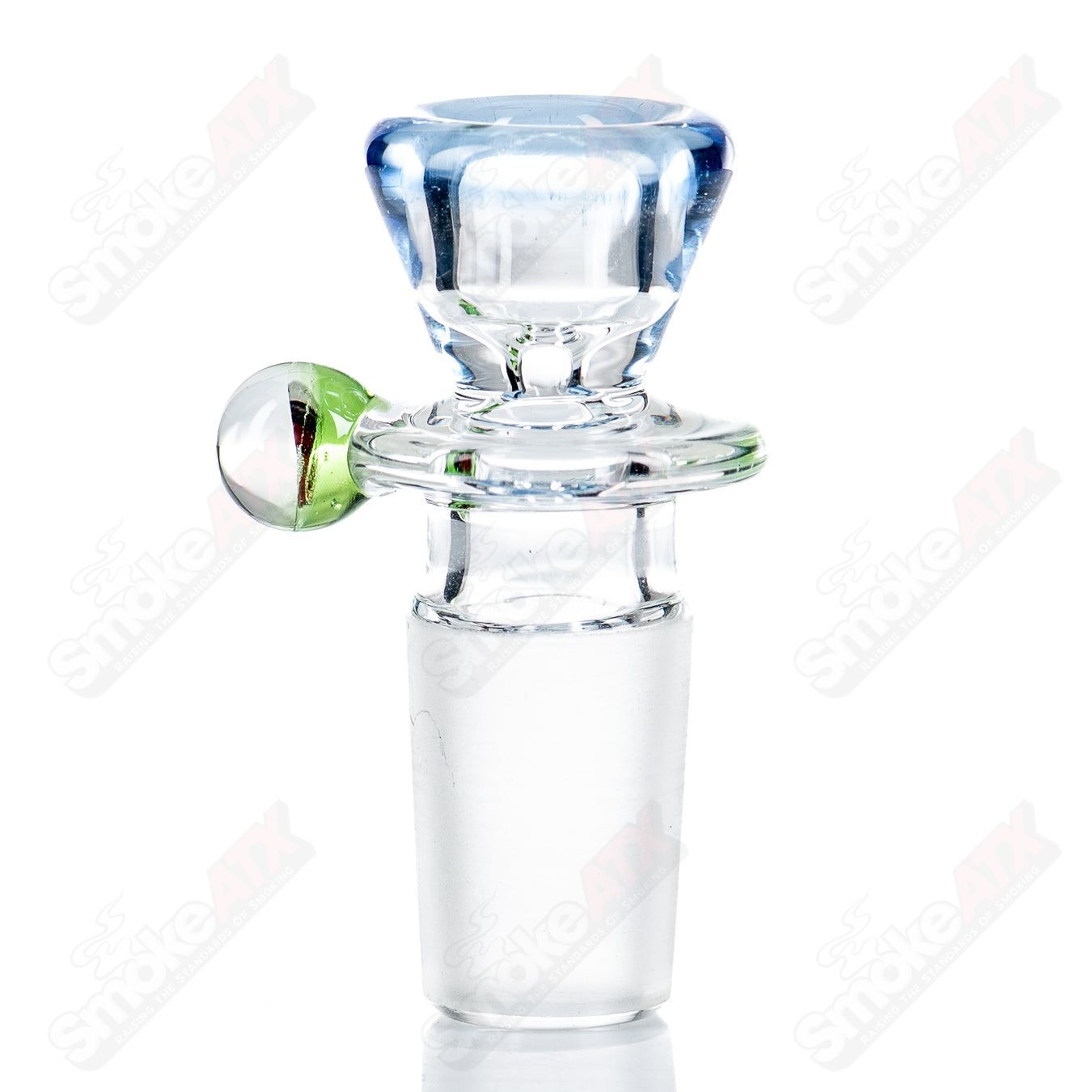 18mm Single Hole Slide w Millie (Lady Bug) by Black Tuna - Smoke ATX