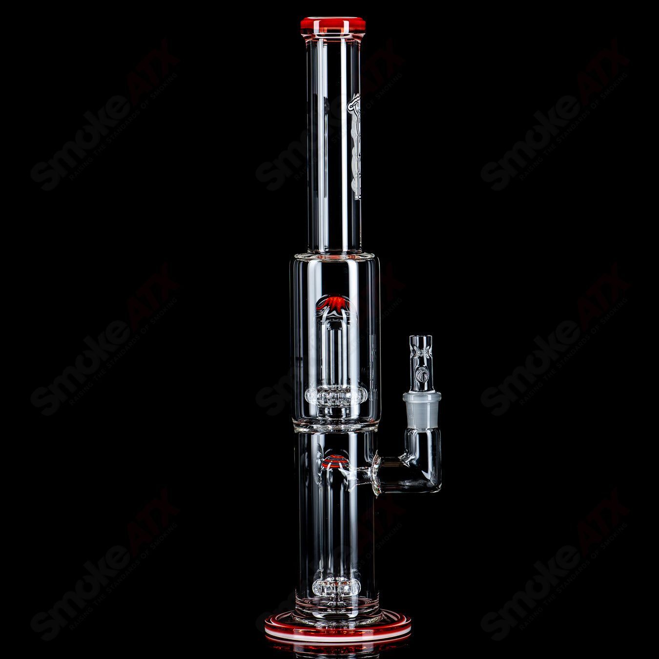 #2 18mm Full Size Circ to Circ w/ Reversal Sections by Toro Glass - Smoke ATX