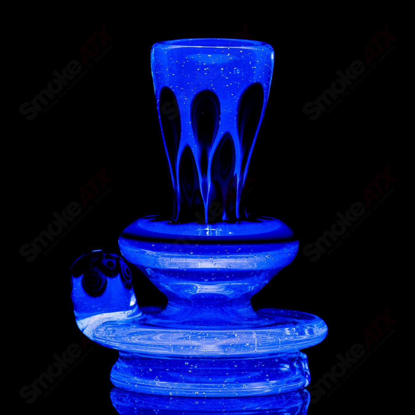 #4 UV Dot-Stack Dry Puffco Top Indo X Geoff Made - Smoke ATX