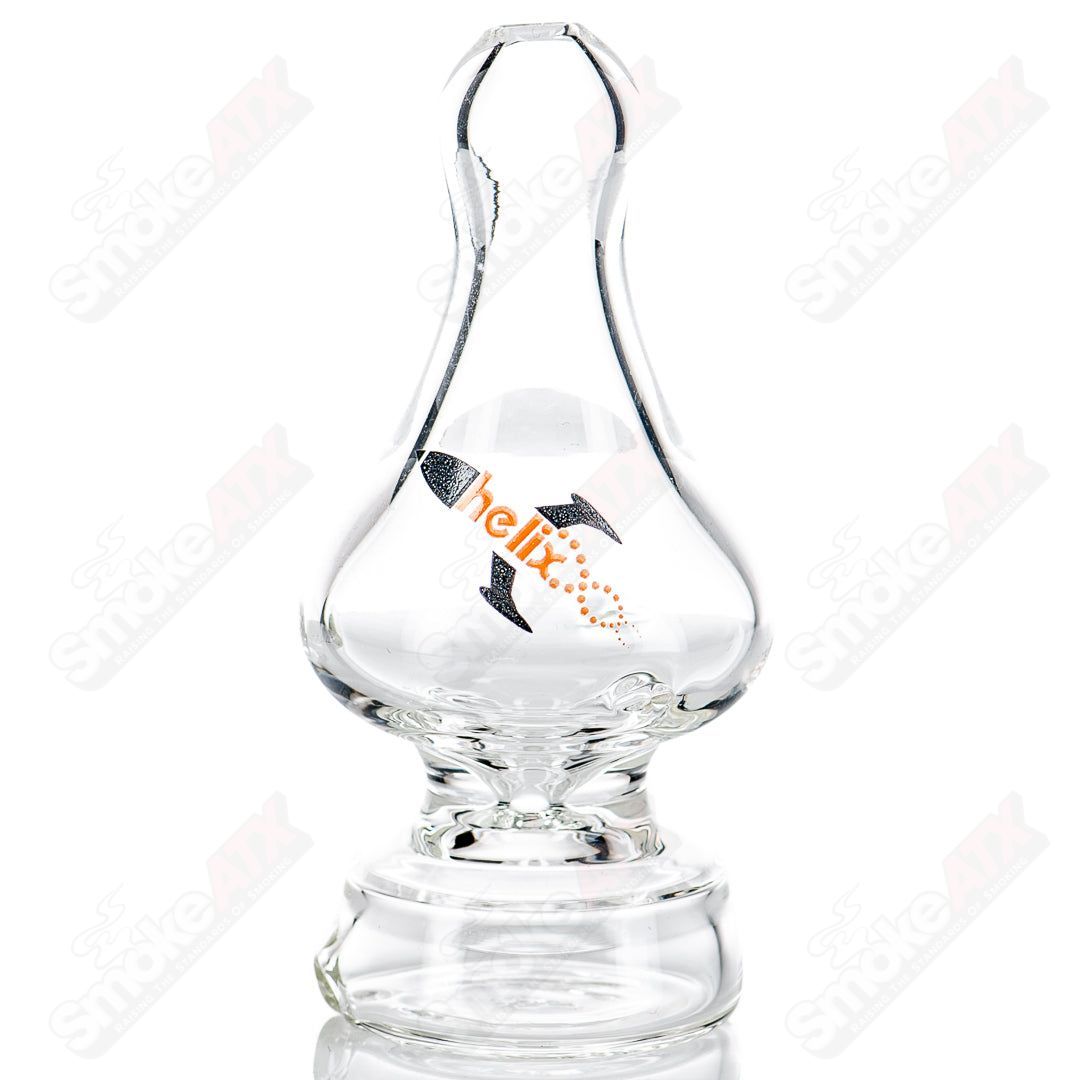 Orange Label Classic Puffco Peak Dry Top glass attachment by American Helix for Puffco Peak vaporizer.