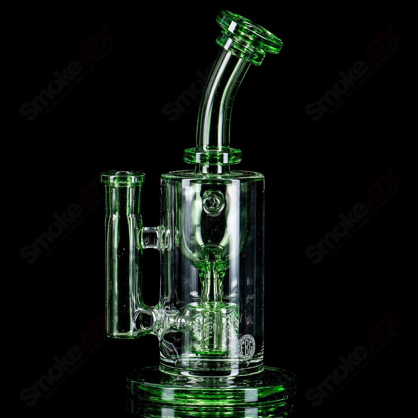 Full Size Taurus (Portland Green) by Fat Boy Glass - Smoke ATX