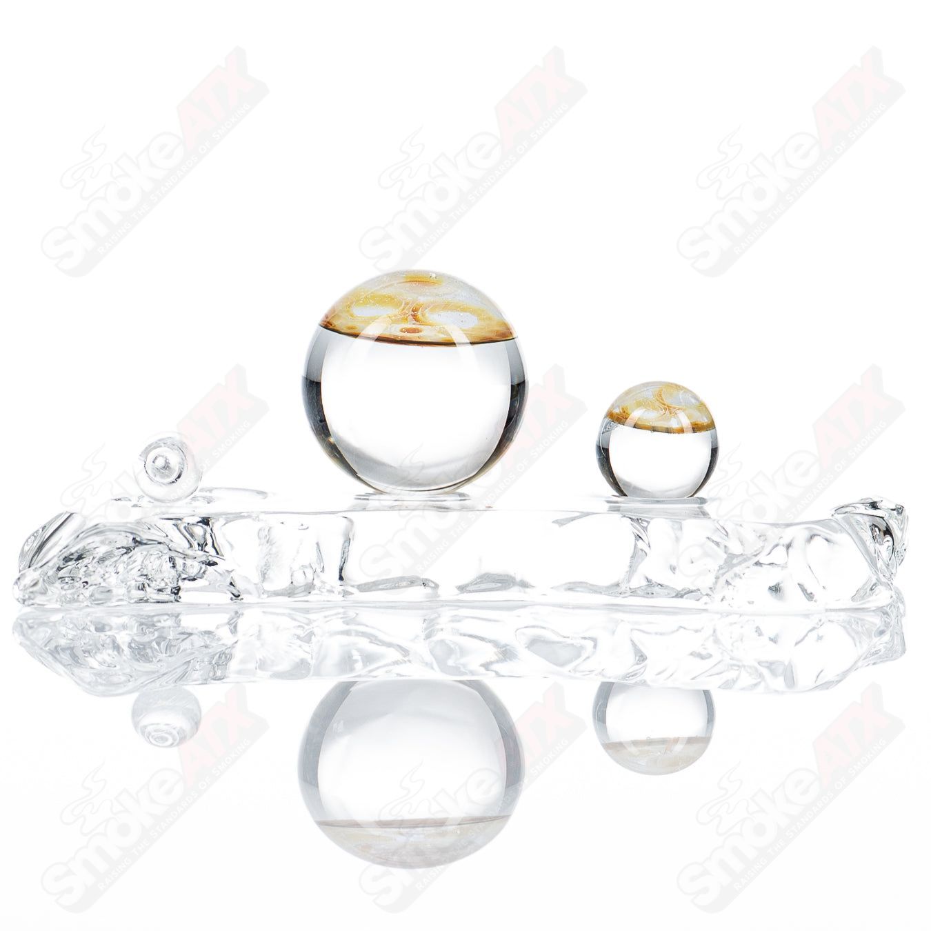 Fume Slurper Marble Set Indo Glass - Smoke ATX