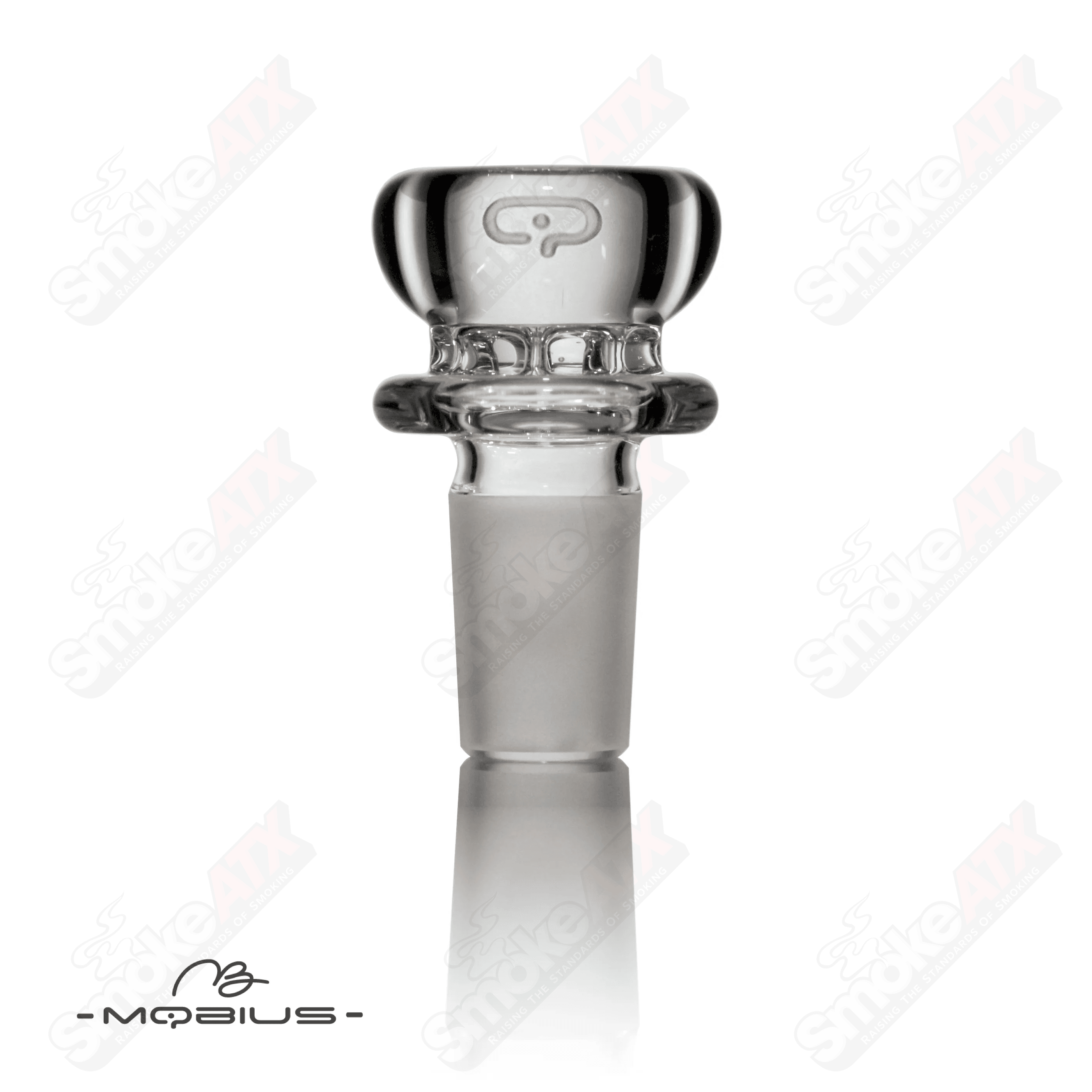 19mm Clear Multi Hole V3 Bowl Mobius - Smoke ATX