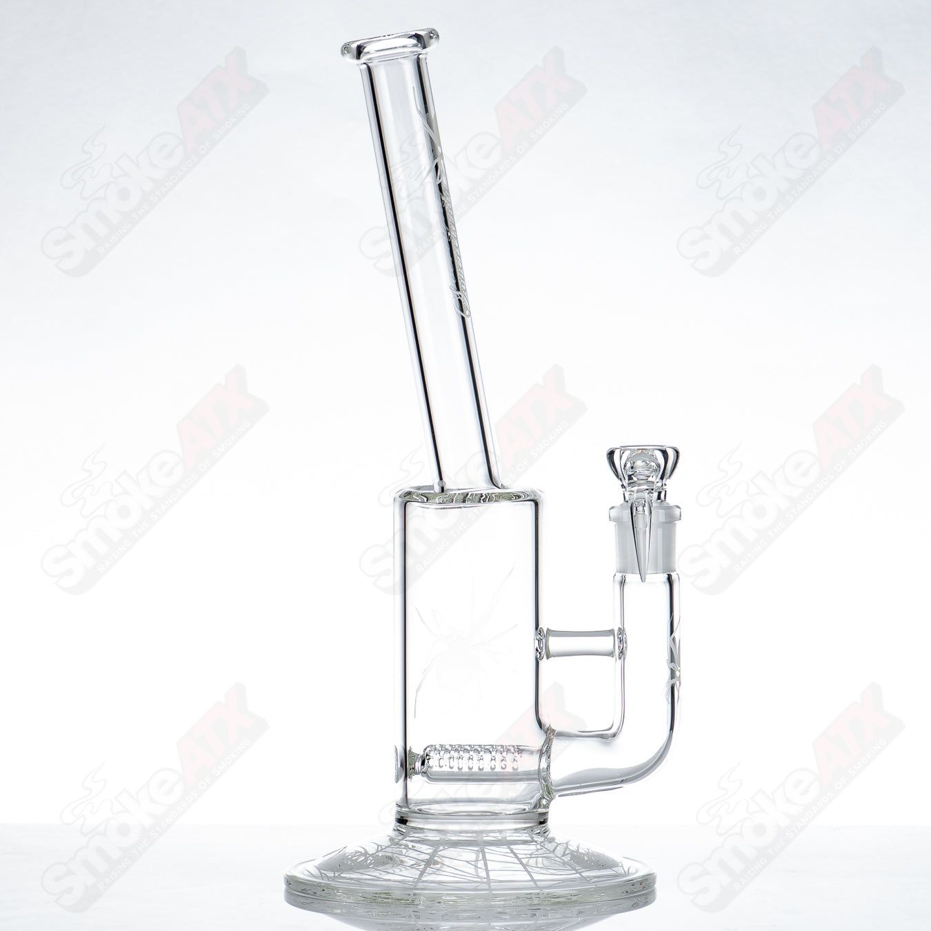 Queen Stemline Clear w/ bent neck & Halloween pattern Sovereignty - Smoke ATX