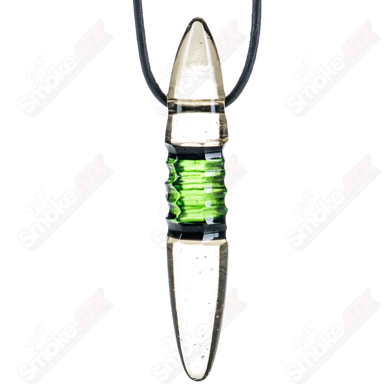 Large CFL Bullet Pendant (#766) by Carver B - Smoke ATX