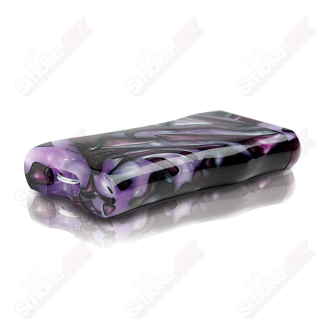 Large Purple / White Acrylic Dugout RYOT - Smoke ATX