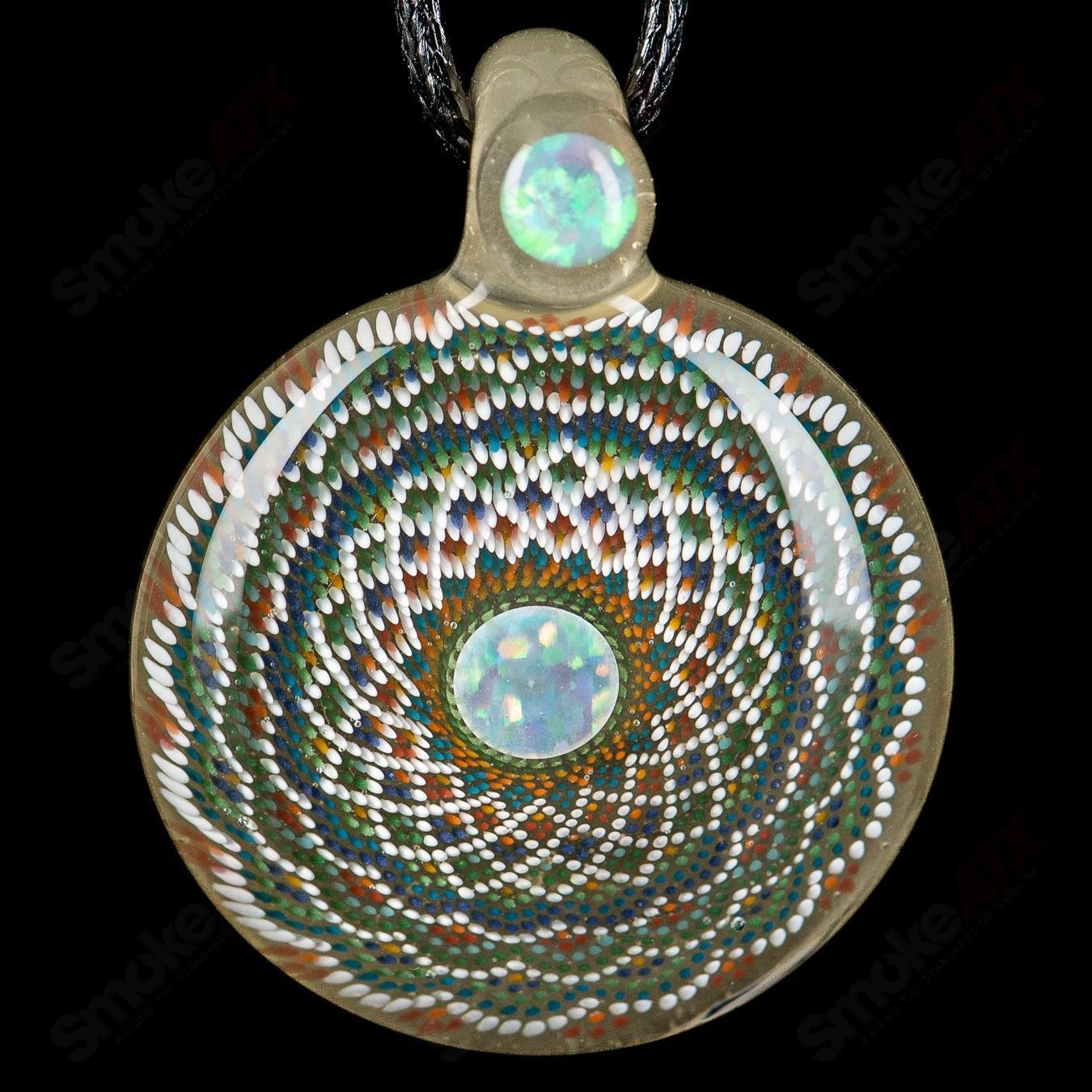 Geometric Pendant JH Glassworks - Smoke ATX