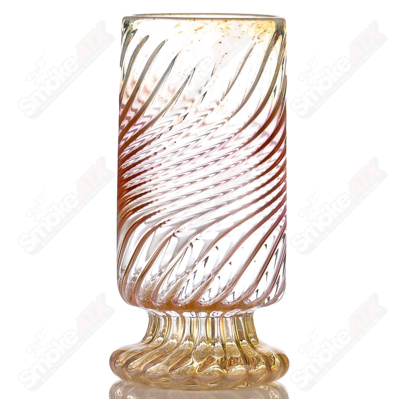 Fumed Cup Rocky Glass - Smoke ATX