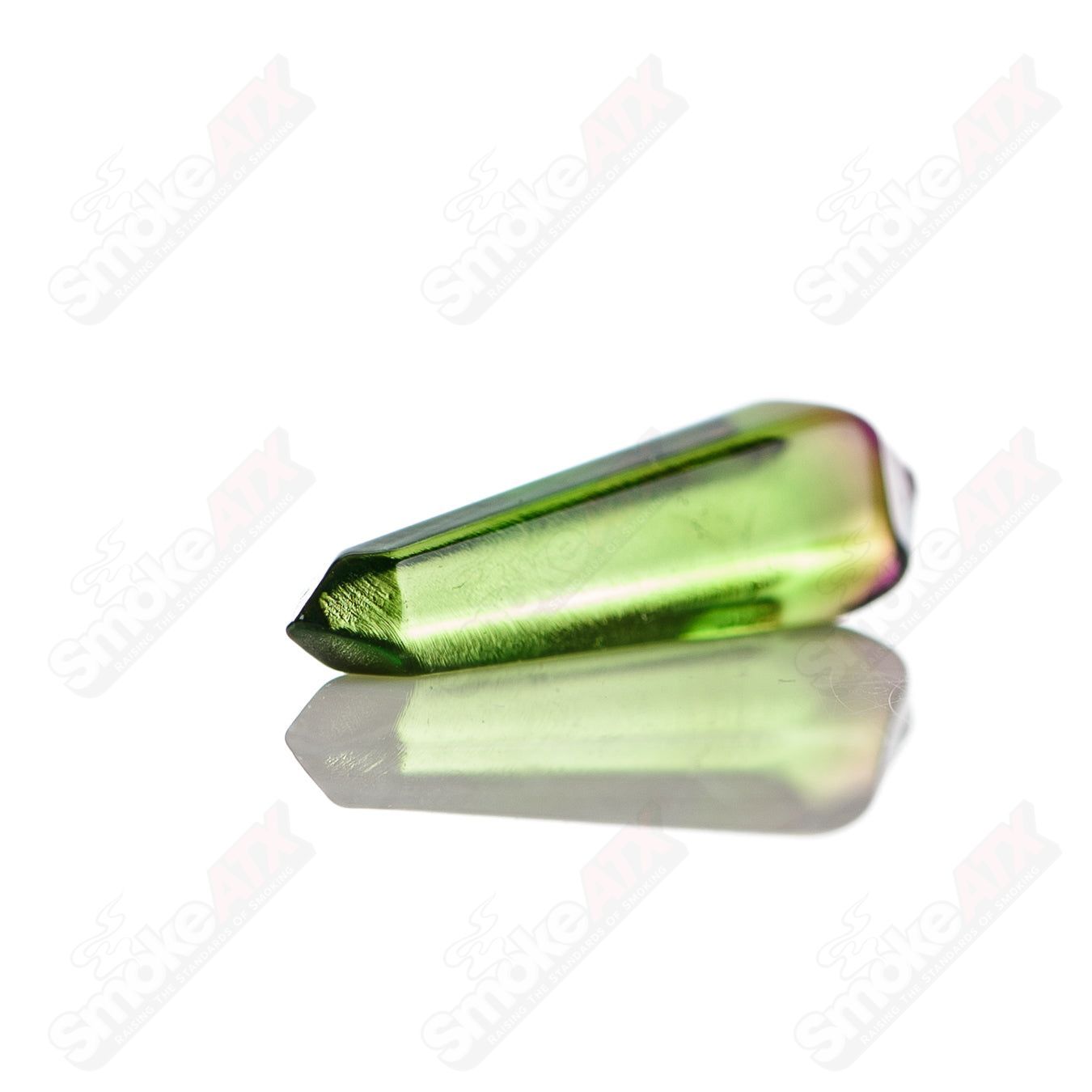 Green w Purple Accent Crystal Phil Siegel - Smoke ATX