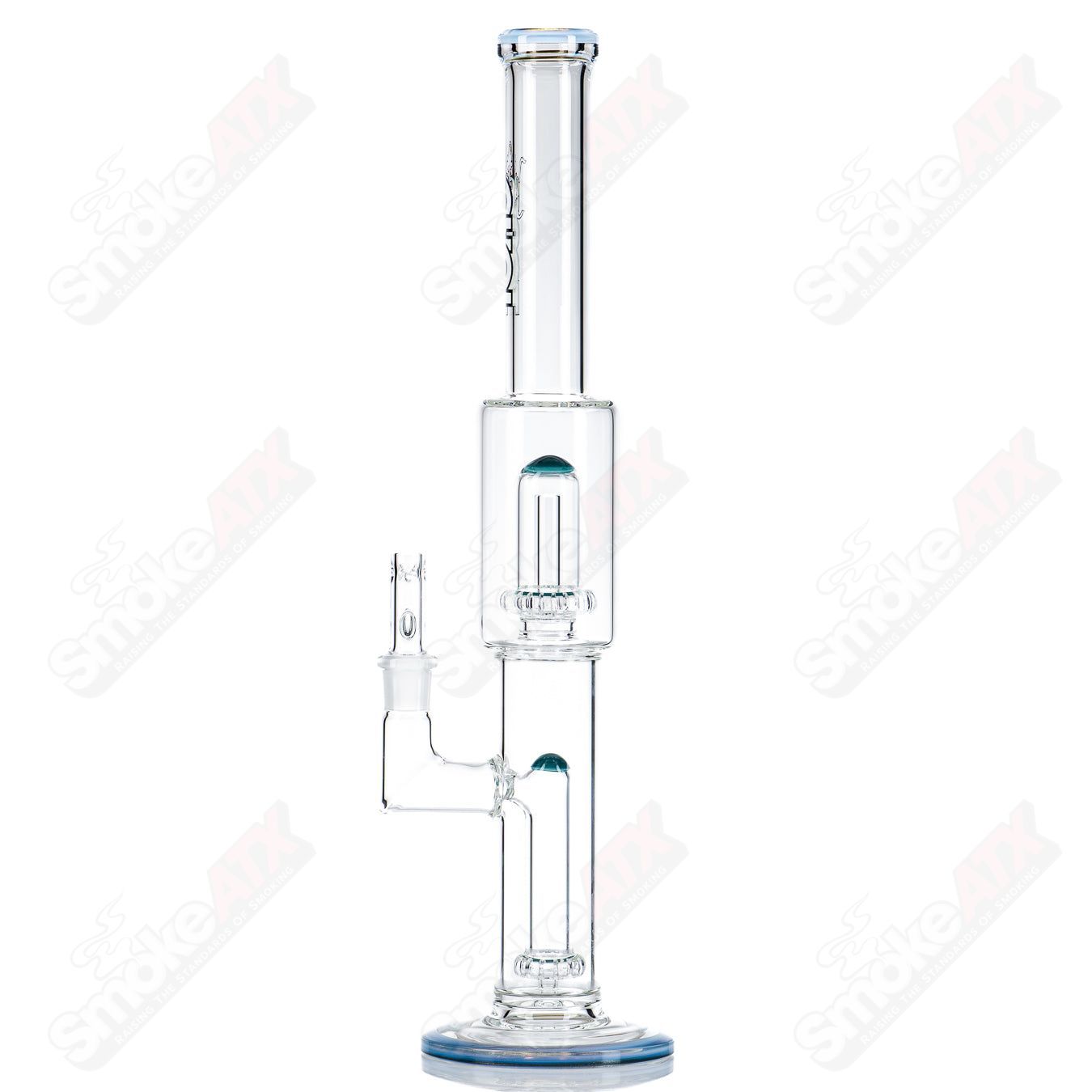 #2 18mm Full Size Circ to Circ w/ Color Cap by Toro Glass - Smoke ATX