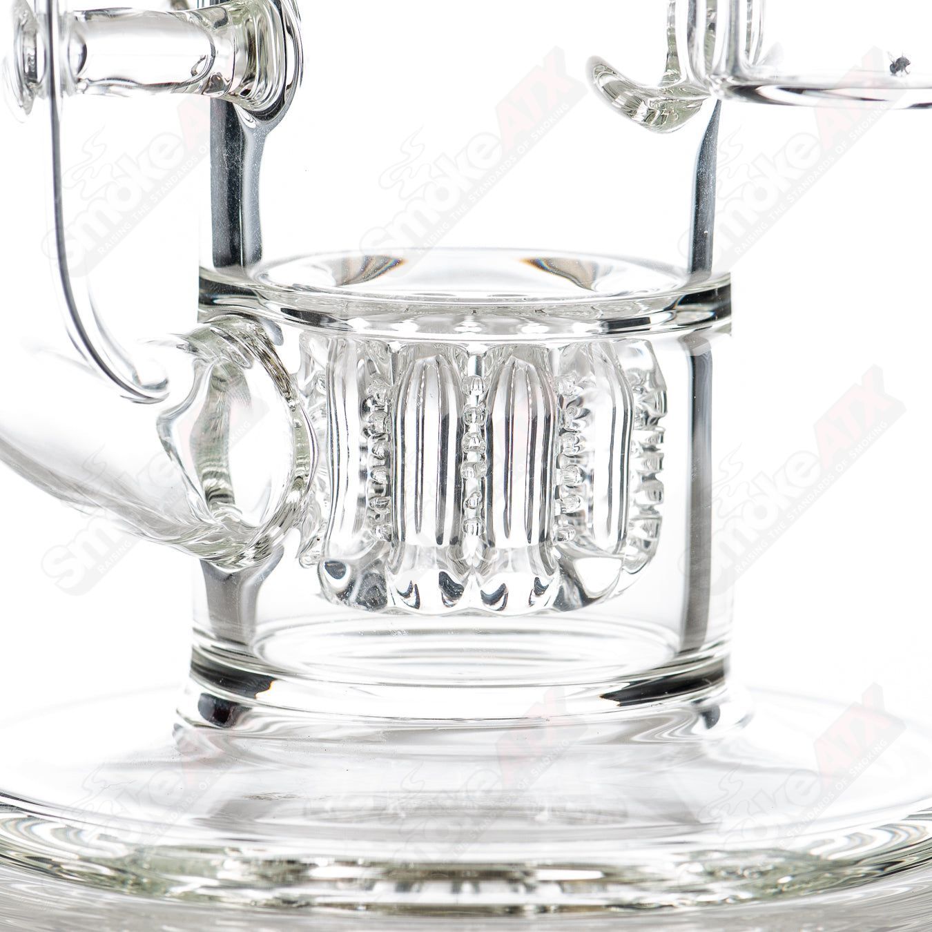 Spinning Tiki Head Scientific Tube by Carsten Carlile & Dirty Rico Glass - Smoke ATX