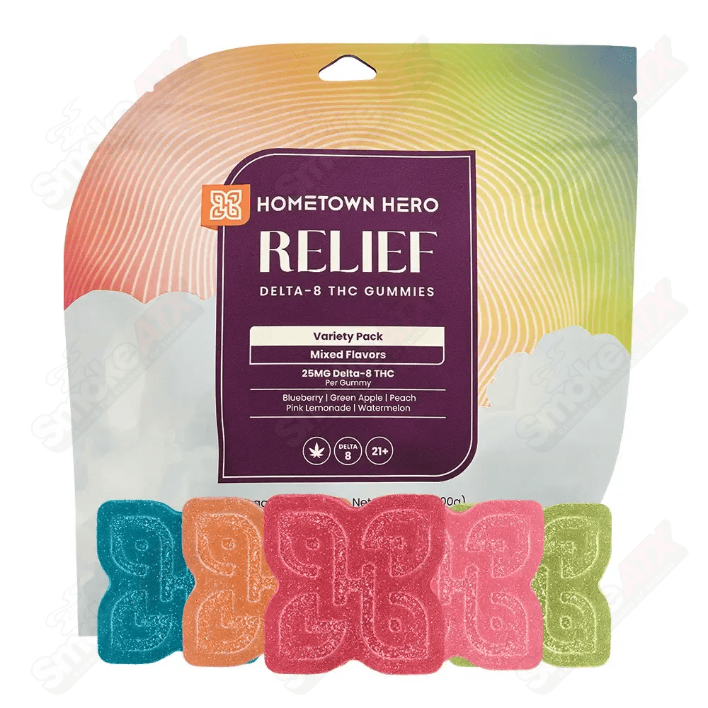 750mg Mixed Flavor Party Pack Delta-8 Gummies Hometown Hero - Smoke ATX