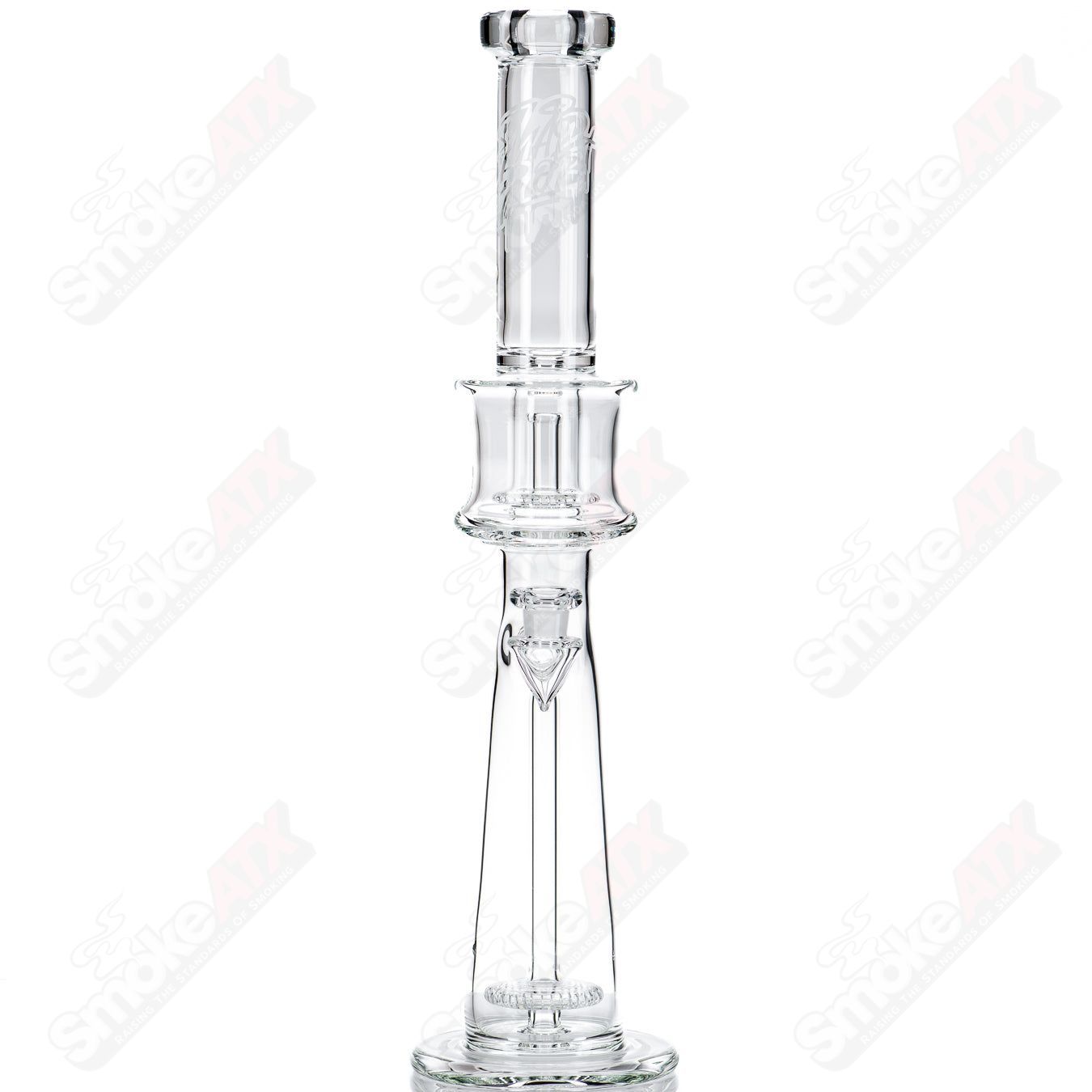 Dual Perc Tube by Mad Rob - Smoke ATX