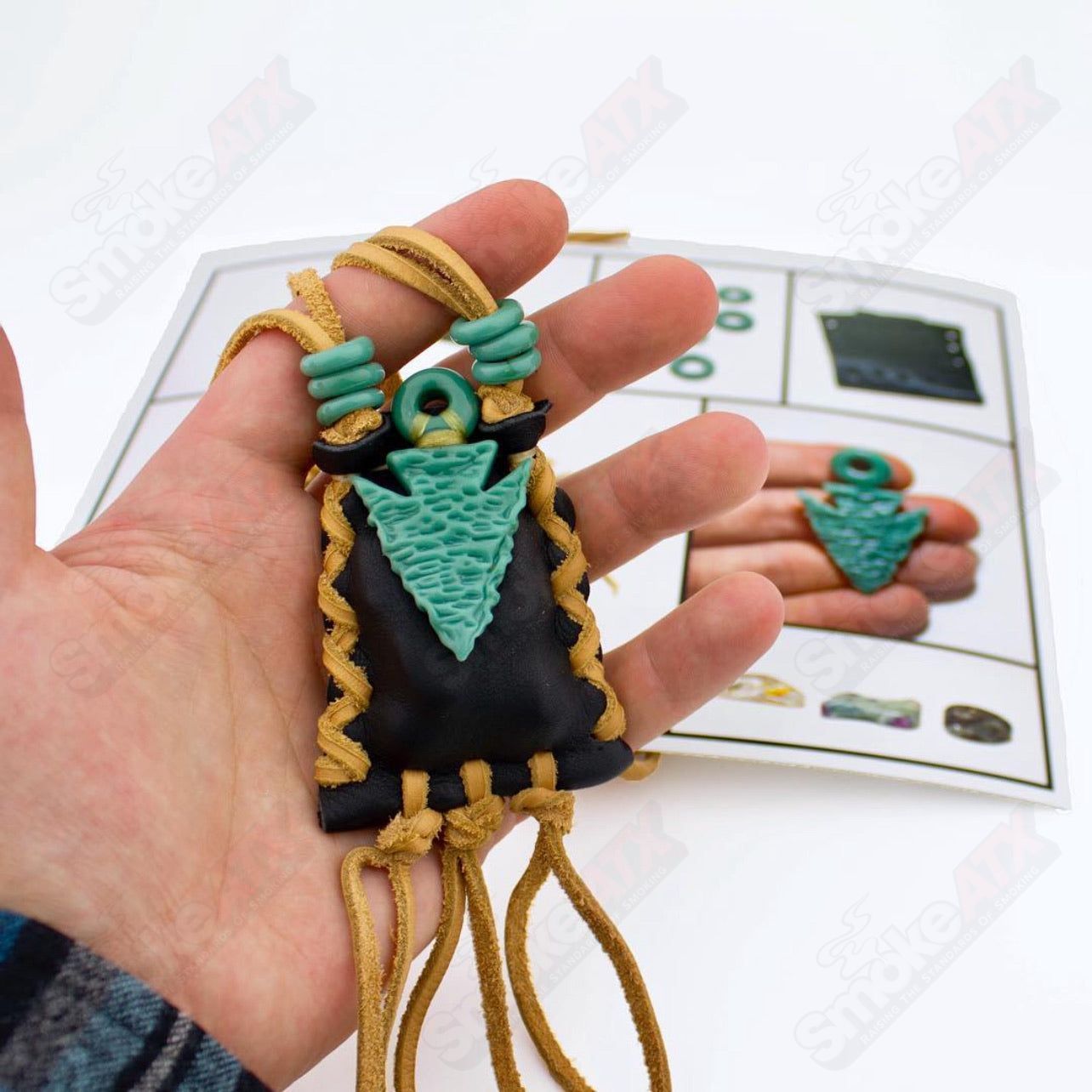 Arrowhead Medicine Bag by Elks That Run - Smoke ATX