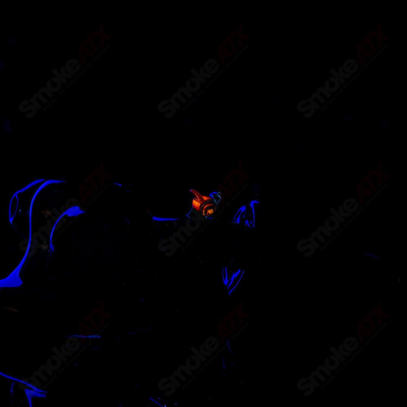 Sitting Honeycomb Dry Pipe Joe P Glass - Smoke ATX