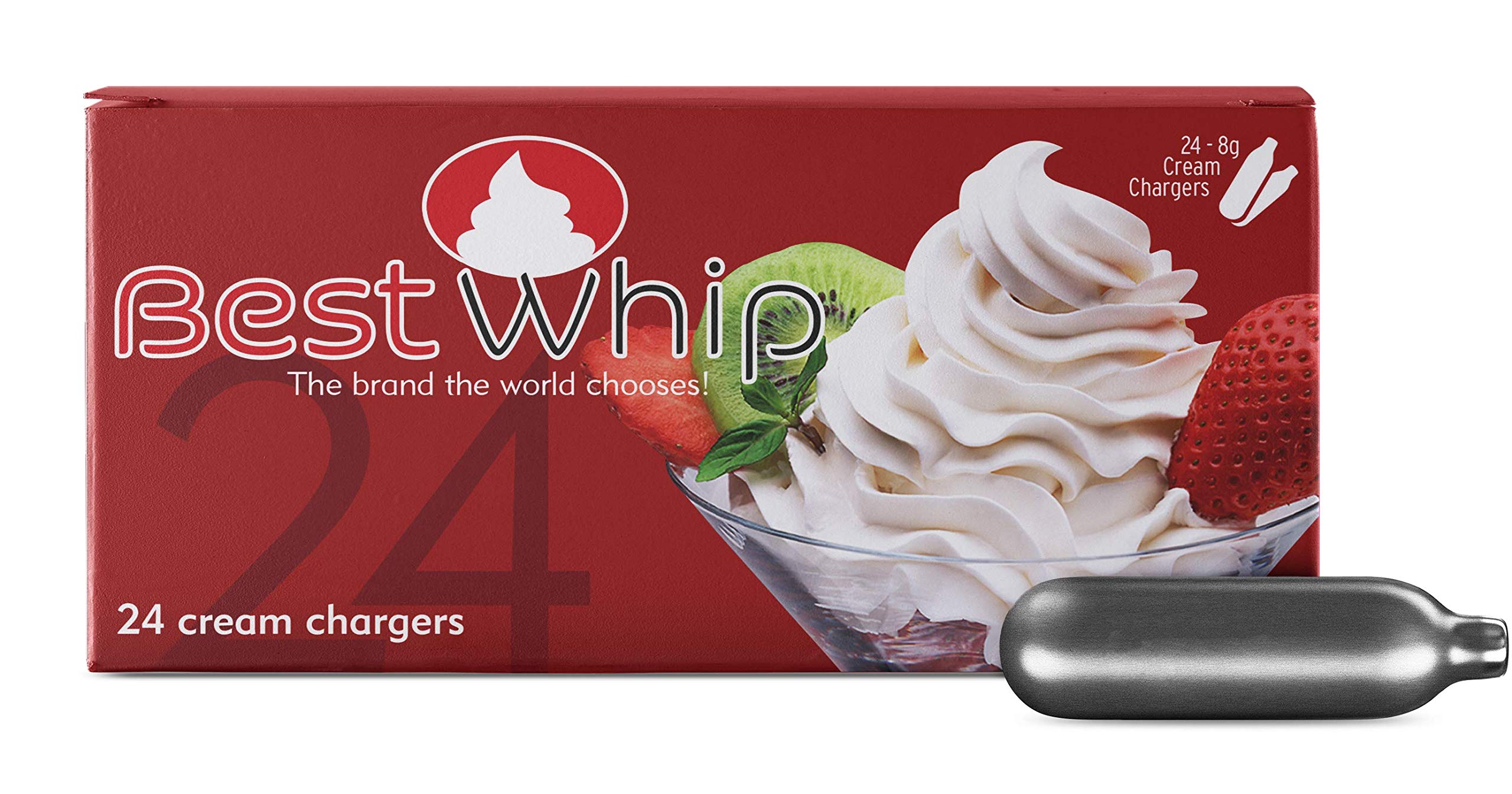 24pk Best Whip Cream Chargers - Smoke ATX