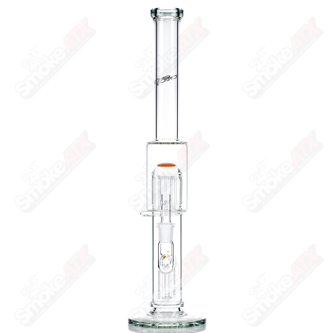 #2 18mm 7/13 Arm Perc w Color Cap (CFL) Toro Glass - Smoke ATX