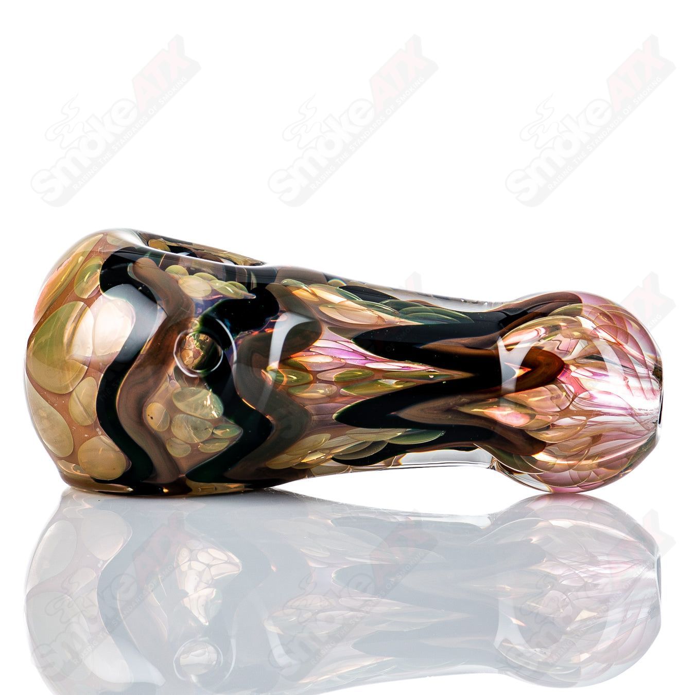 #1 Gold & Silver Fume I/O Spoon by Shane Smith - Smoke ATX