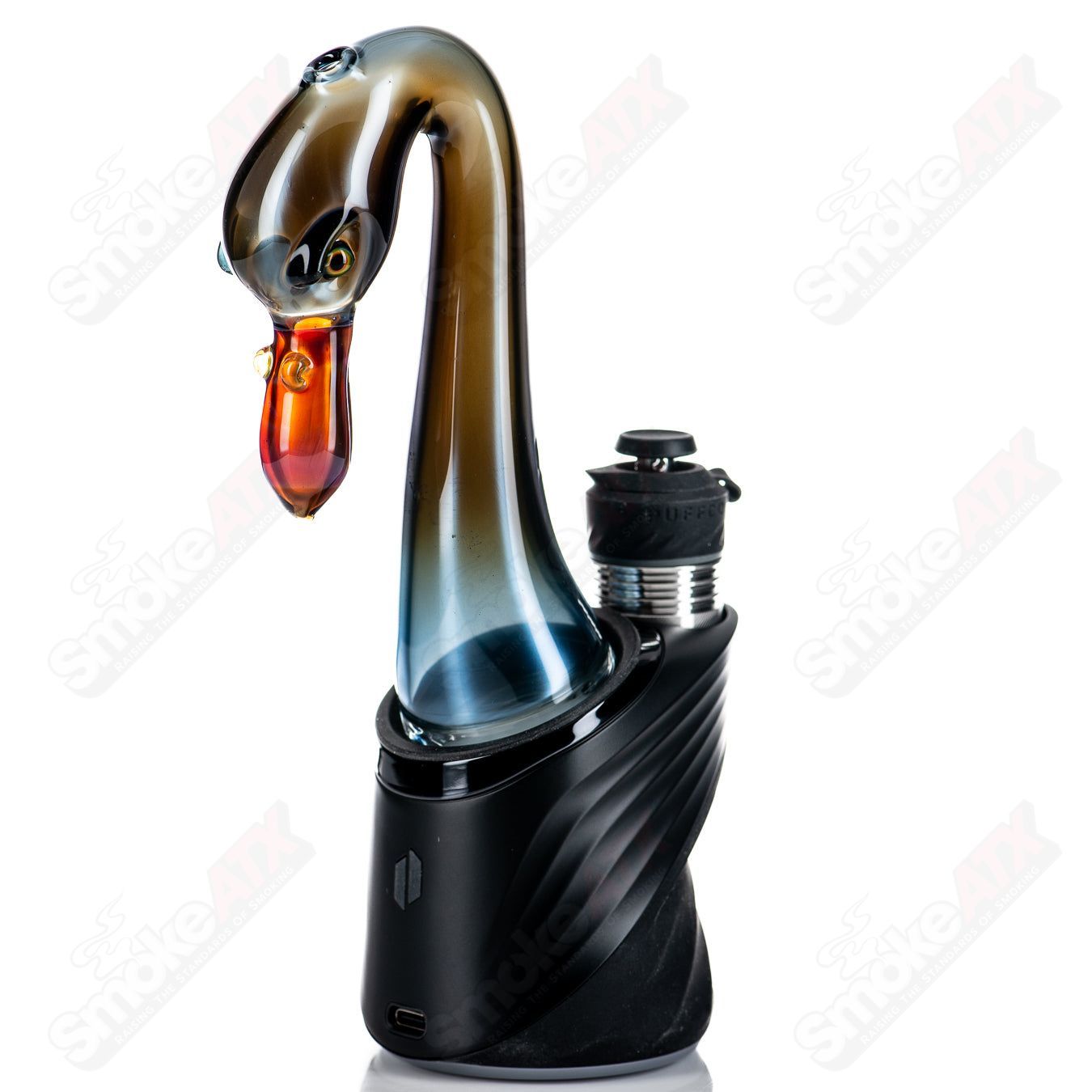 Flamingo Puffco Dry Top Burtoni Glass #6 - Smoke ATX