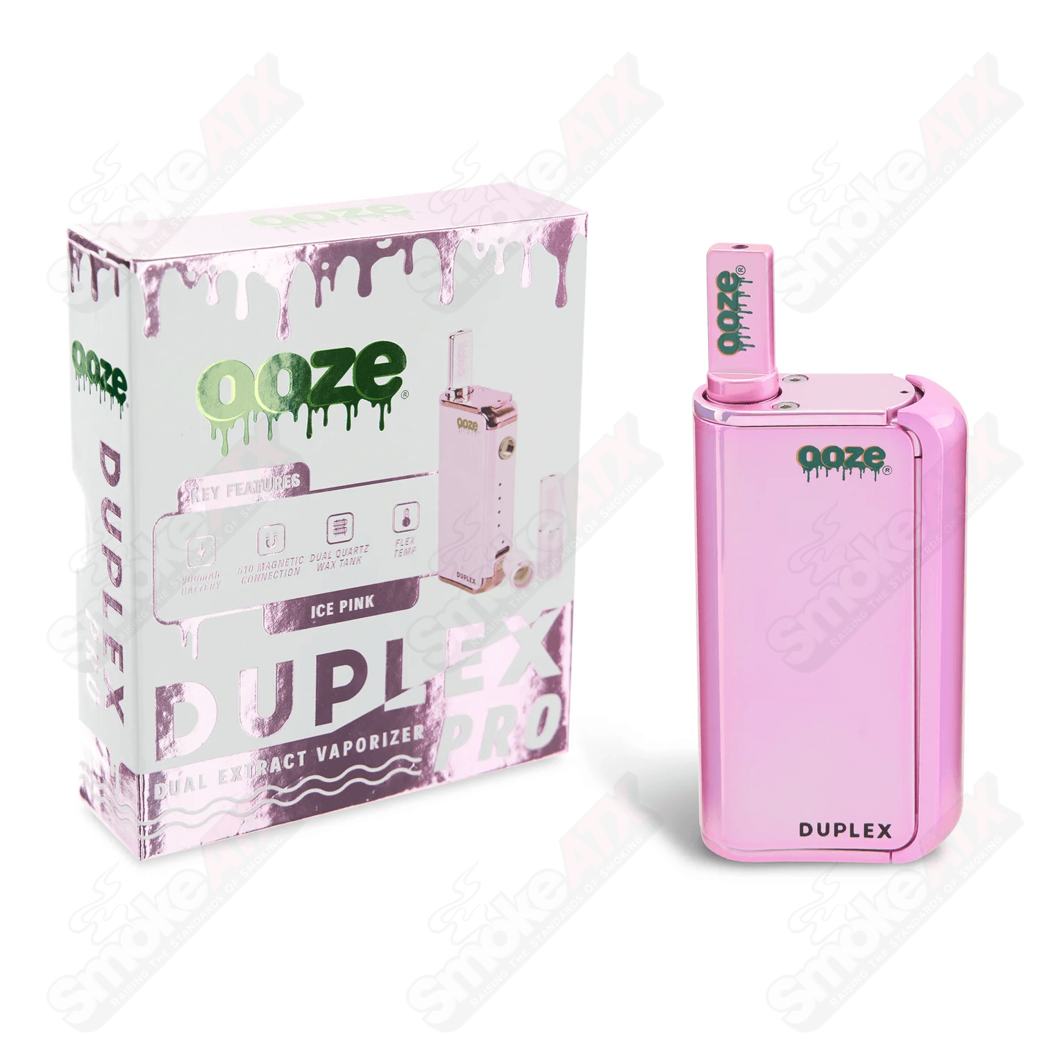 Ice Pink Duplex Pro – 900 mAh – Cartridge & Wax Vaporizer - Smoke ATX