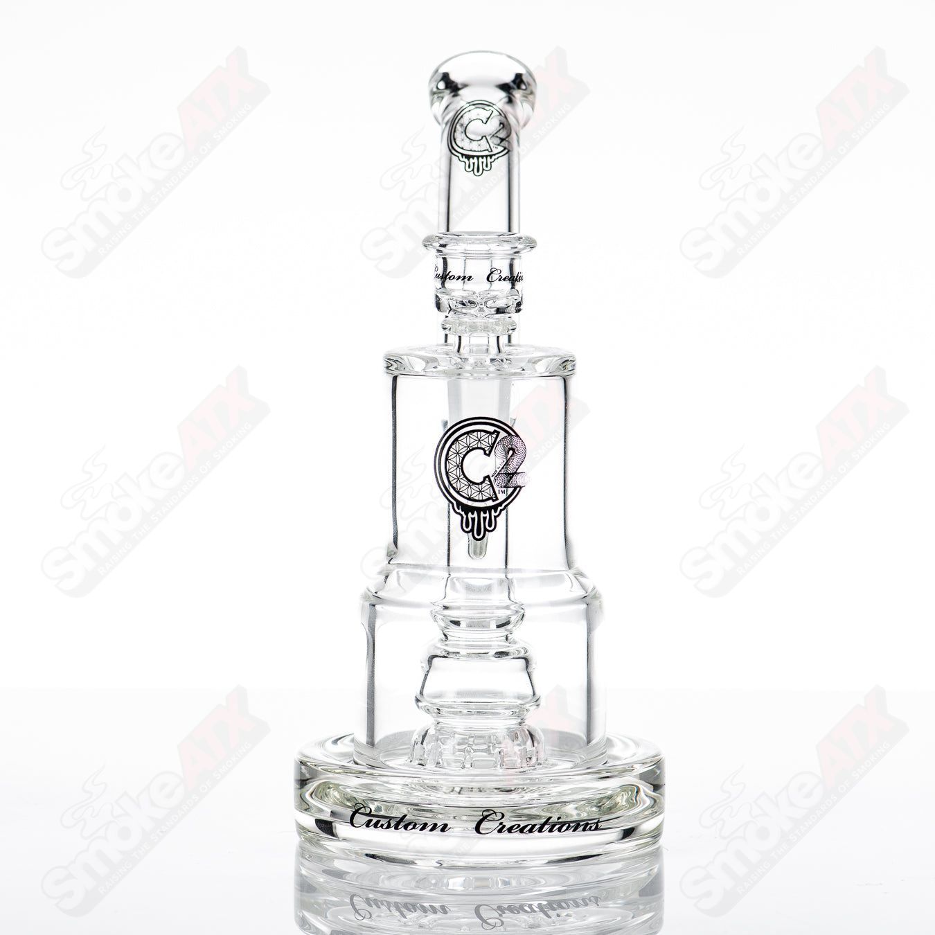 50mm to 80mm Fixed Sprocket Perc Bub C2 - Smoke ATX