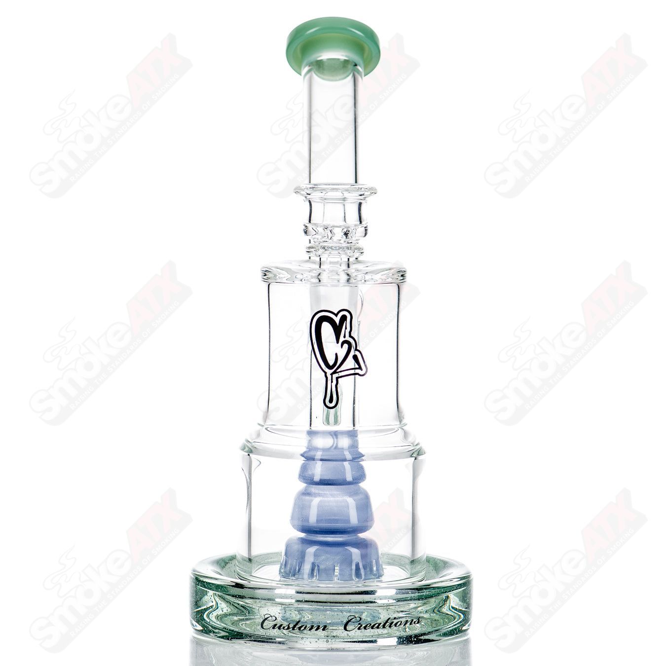 #2 Color 80mm Fixed Sprocket Perc Bub C2 - Smoke ATX