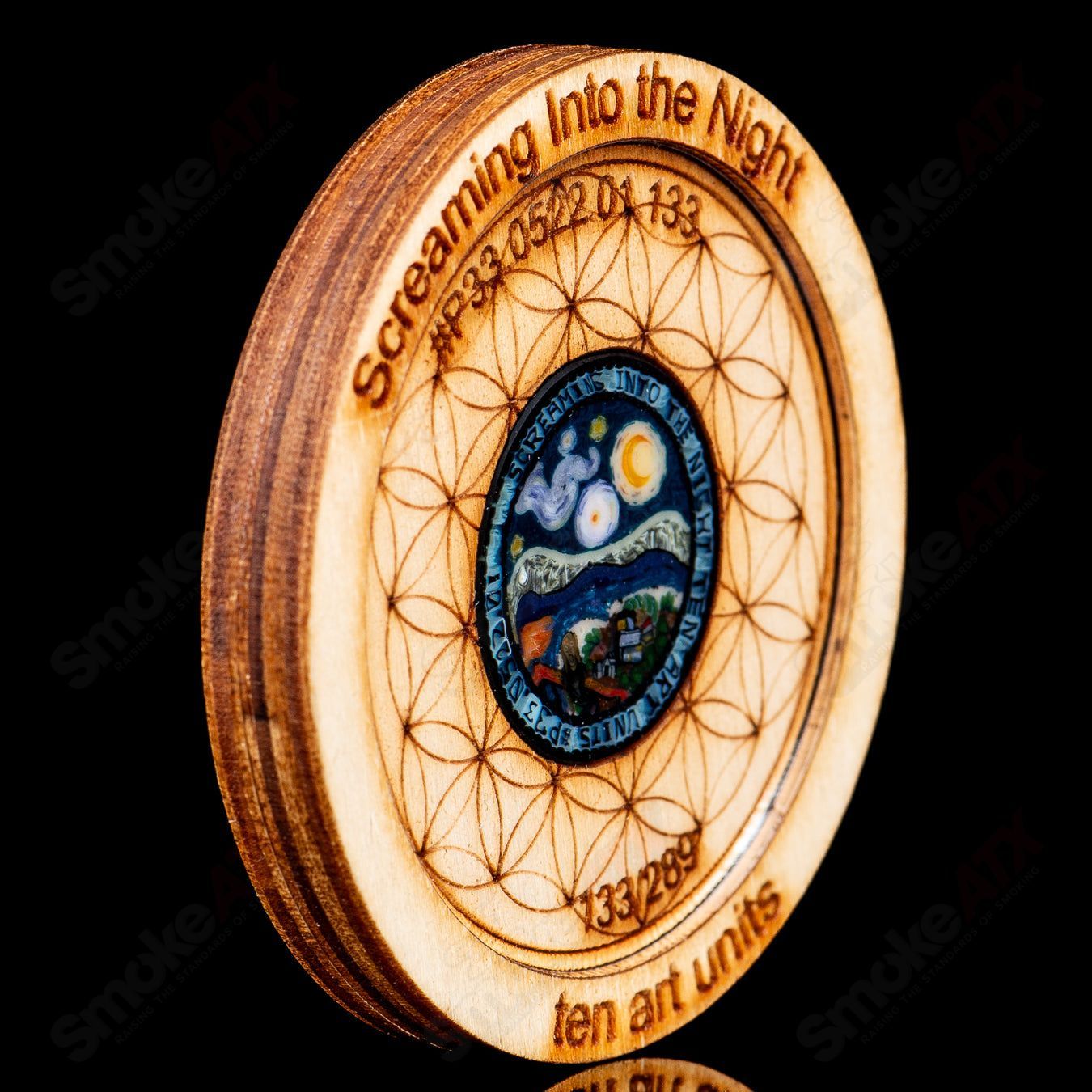 Screaming Into The Night (AU) Art Unit Murrini Coin - Marcel Braun & Project 33 - Smoke ATX