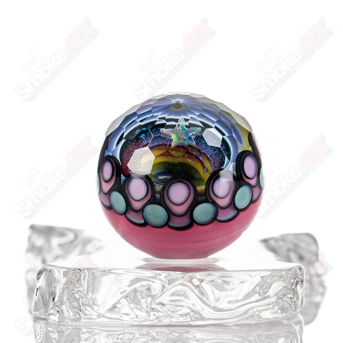Opal Star Marble Pauly 2 Finger - Smoke ATX