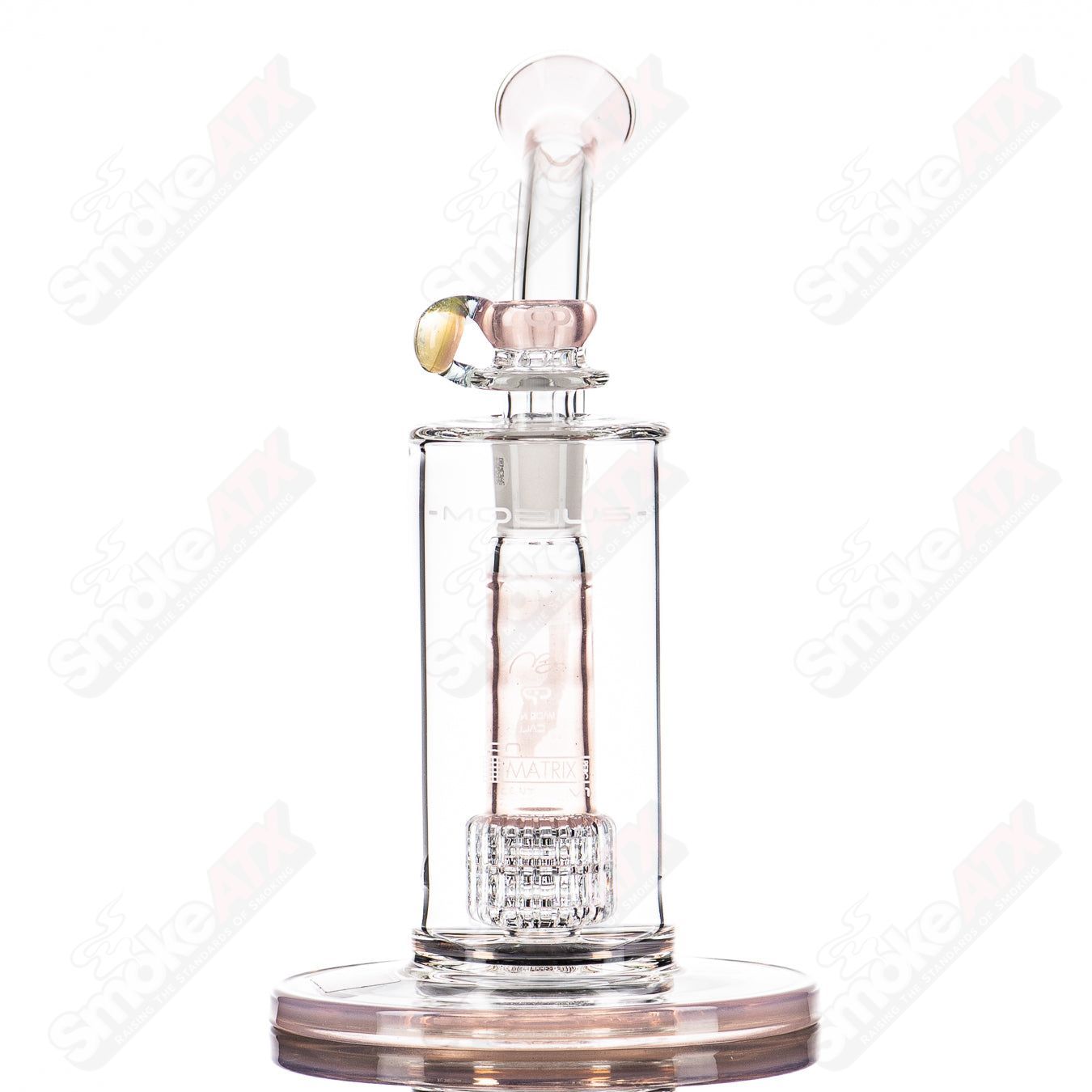 Ion Matrix Shifty Peach over Icy White V1 Accents Mobius - Smoke ATX