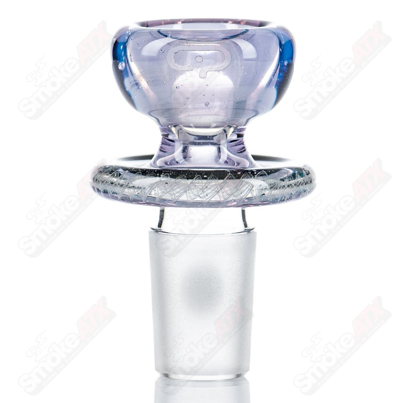 #1 19mm UV Color Elements Single Hole Bowl Mobius - Smoke ATX