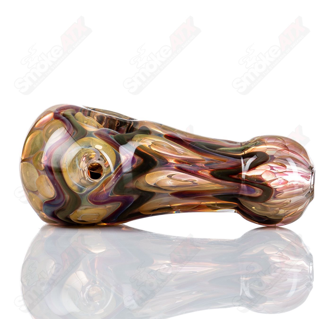 #15 Gold & Silver Fume I/O Spoon by Shane Smith - Smoke ATX