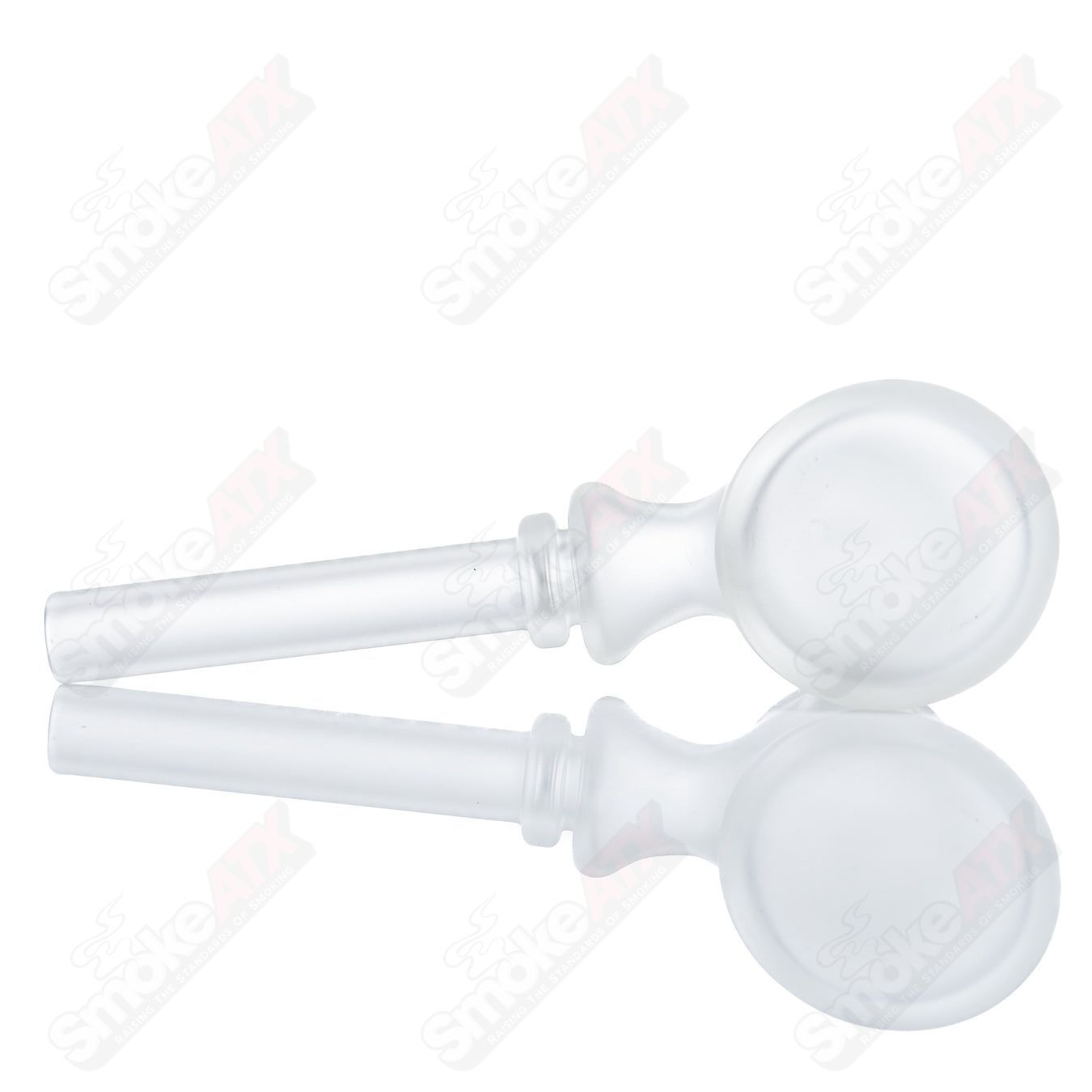 Blasted Squatt Hammer by Kirkland Glassworks - Smoke ATX